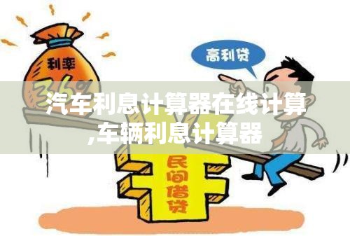 汽车利息计算器在线计算,车辆利息计算器