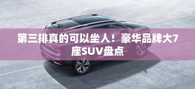 第三排真的可以坐人！豪华品牌大7座SUV盘点