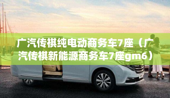广汽传祺纯电动商务车7座（广汽传祺新能源商务车7座gm6）