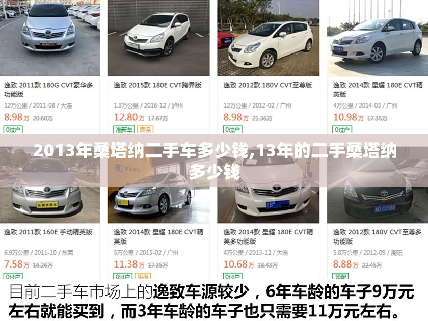 2013年桑塔纳二手车多少钱,13年的二手桑塔纳多少钱