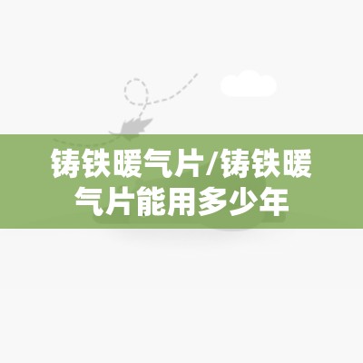 铸铁暖气片/铸铁暖气片能用多少年