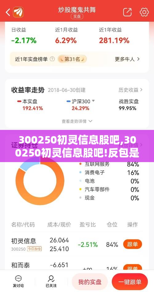 300250初灵信息股吧,300250初灵信息股吧!反包是什么意思