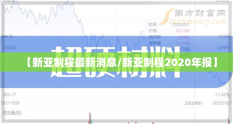 【新亚制程最新消息/新亚制程2020年报】