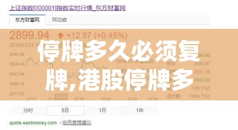 停牌多久必须复牌,港股停牌多久时间内必须复牌