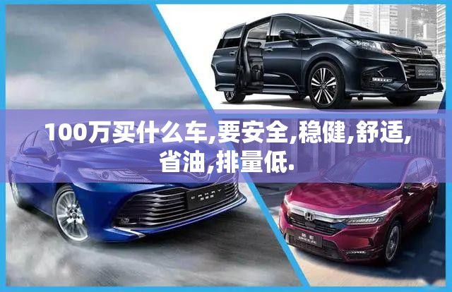100万买什么车,要安全,稳健,舒适,省油,排量低.