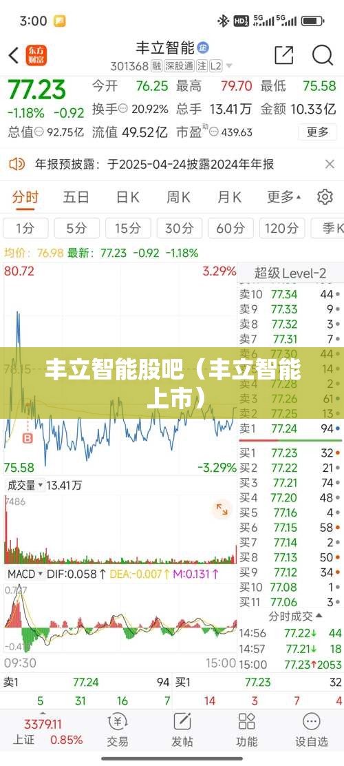 丰立智能股吧（丰立智能 上市）