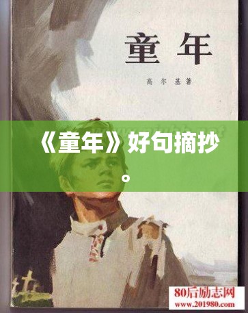 《童年》好句摘抄。