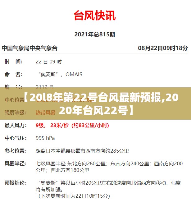 【20l8年第22号台风最新预报,2020年台风22号】