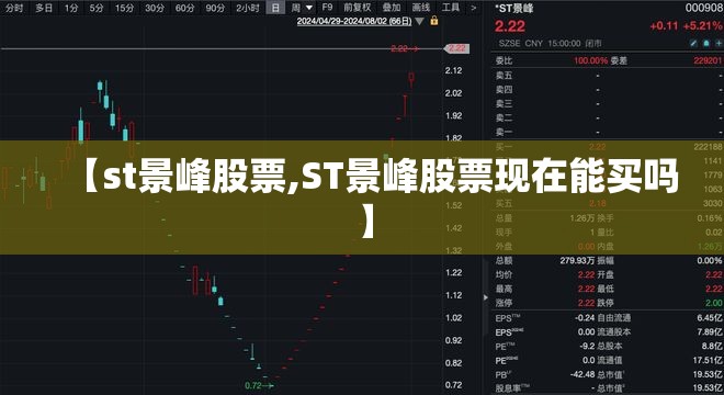 【st景峰股票,ST景峰股票现在能买吗】