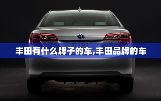 丰田有什么牌子的车,丰田品牌的车