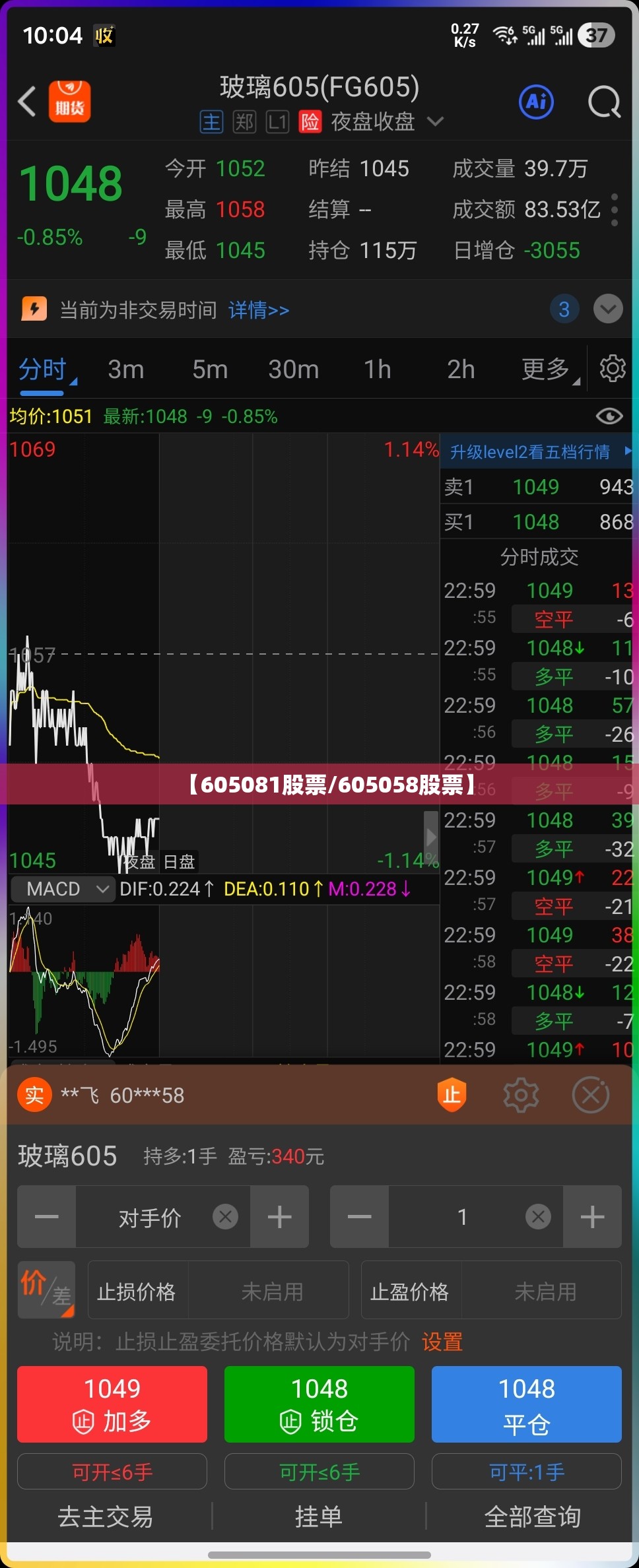 【605081股票/605058股票】