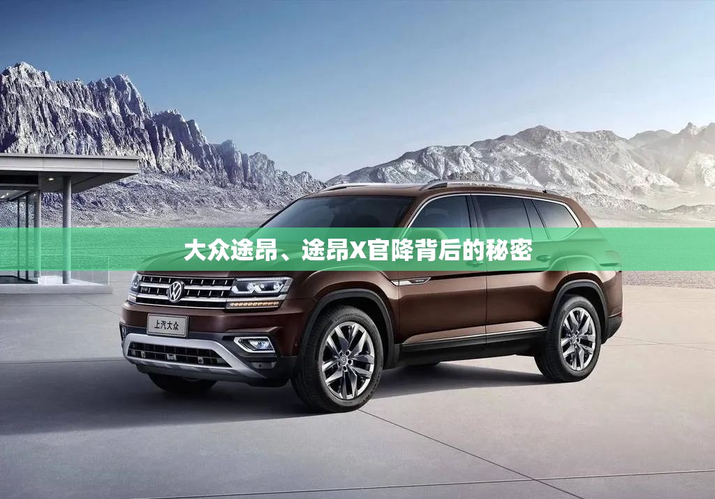 大众途昂、途昂X官降背后的秘密