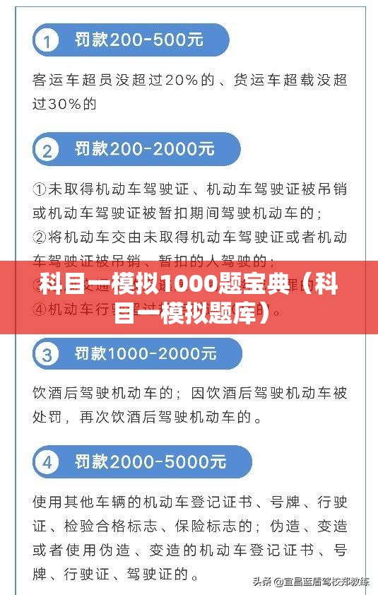 科目一模拟1000题宝典（科目一模拟题库）