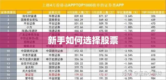 新手如何选择股票 新手如何选择股票