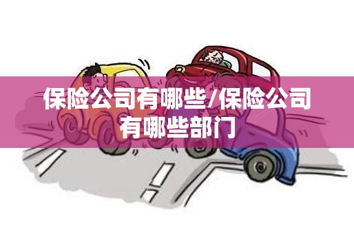 保险公司有哪些/保险公司有哪些部门