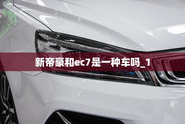 新帝豪和ec7是一种车吗_1