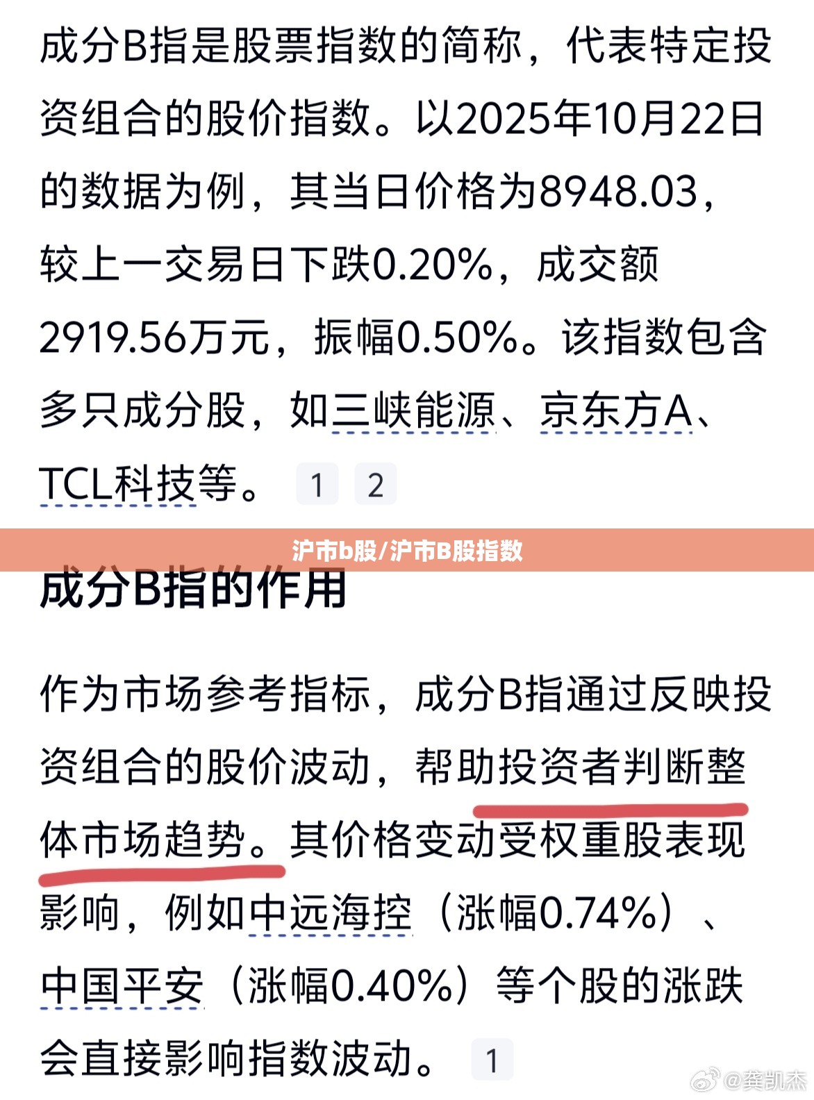 沪市b股/沪市B股指数