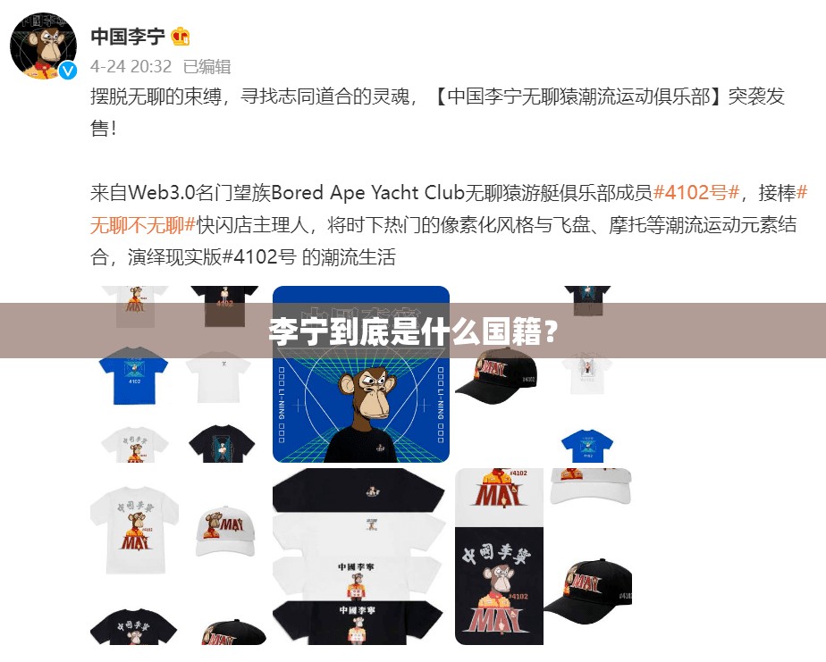 李宁到底是什么国籍? 李宁到底是什么国籍?
