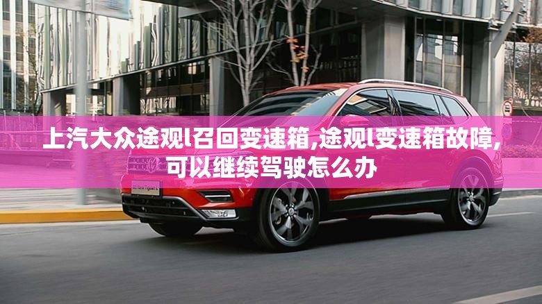 上汽大众途观l召回变速箱,途观l变速箱故障,可以继续驾驶怎么办
