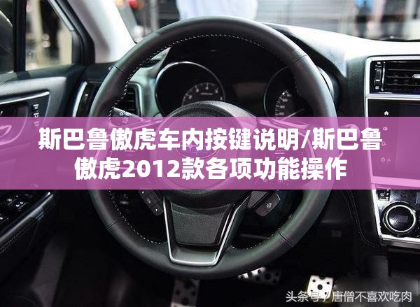 斯巴鲁傲虎车内按键说明/斯巴鲁傲虎2012款各项功能操作