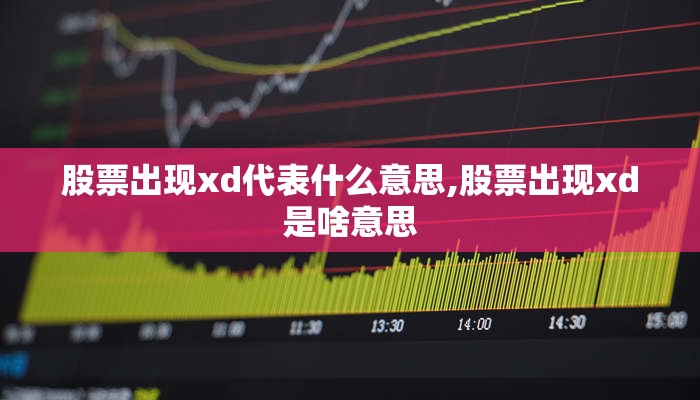 股票出现xd代表什么意思,股票出现xd是啥意思