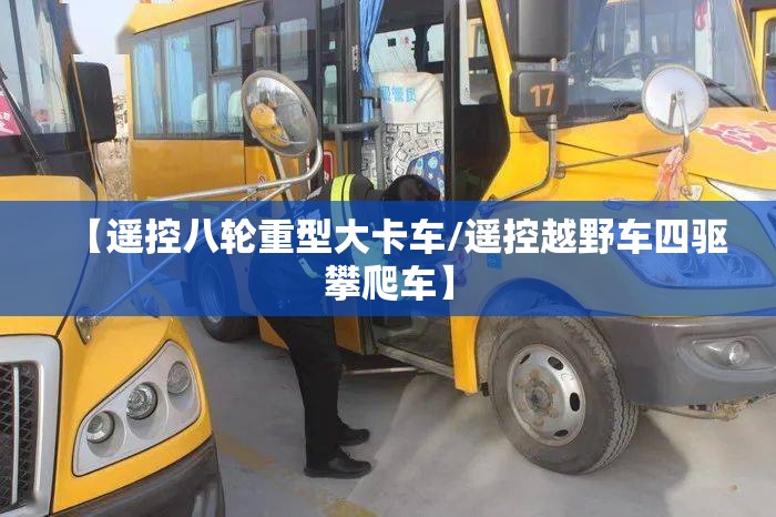 【遥控八轮重型大卡车/遥控越野车四驱攀爬车】