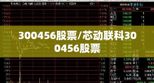 300456股票/芯动联科300456股票