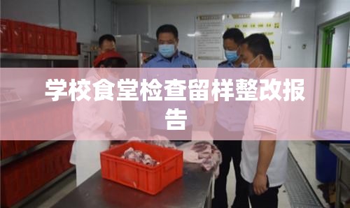 学校食堂检查留样整改报告 学校食堂检查留样整改报告