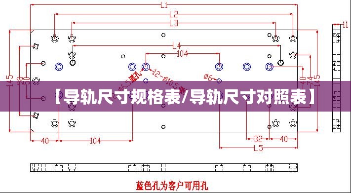 【导轨尺寸规格表/导轨尺寸对照表】