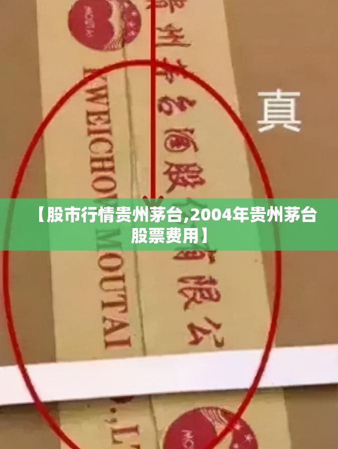 【股市行情贵州茅台,2004年贵州茅台股票费用】