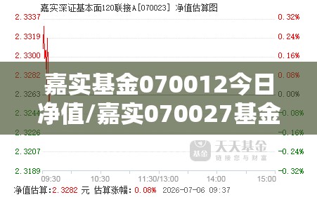 嘉实基金070012今日净值/嘉实070027基金净值查询