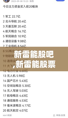 新雷能股吧,新雷能股票今天跌惨了