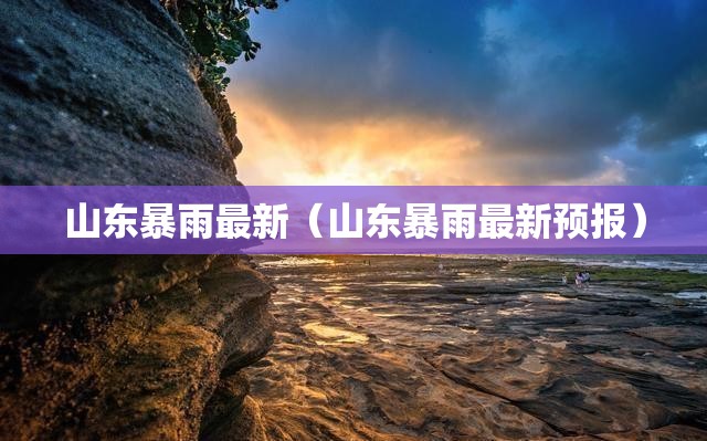 山东暴雨最新(山东暴雨最新预报) 山东暴雨最新(山东暴雨最新预报)