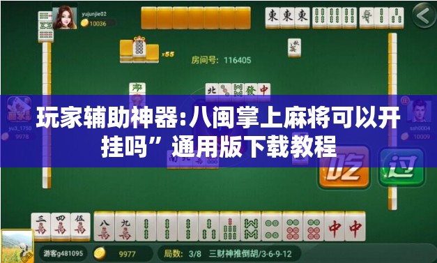 玩家辅助神器:八闽掌上麻将可以开挂吗”通用版下载教程