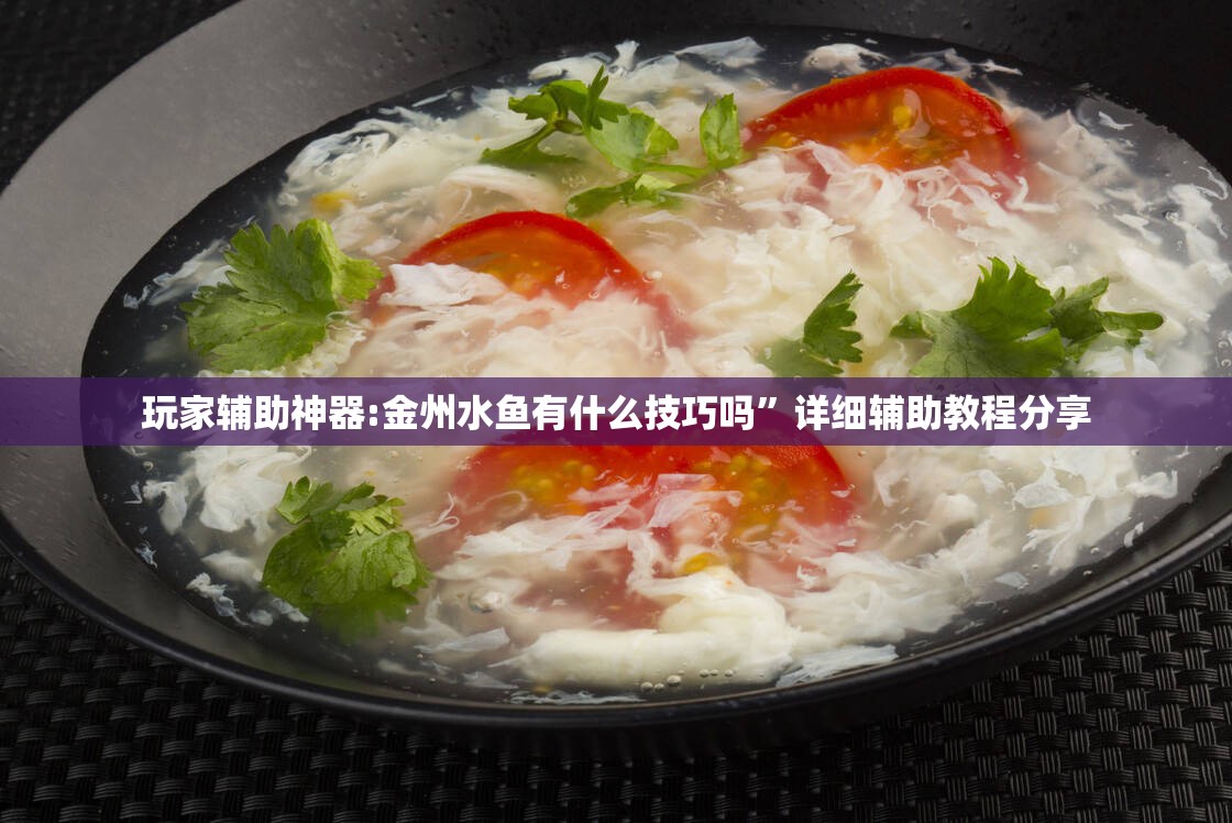 玩家辅助神器:金州水鱼有什么技巧吗”详细辅助教程分享