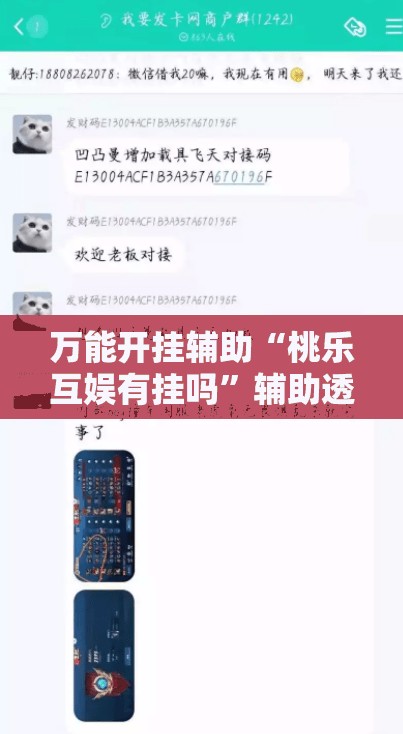 万能开挂辅助“桃乐互娱有挂吗”辅助透视教程