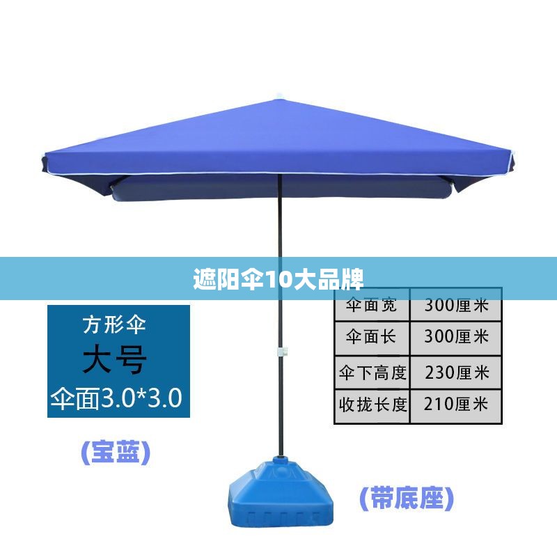 【遮阳伞10大品牌/遮阳伞10大品牌有哪些】