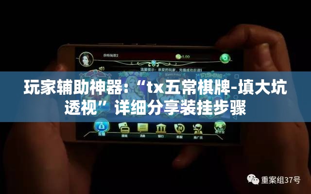玩家辅助神器:“tx五常棋牌-填大坑透视”详细分享装挂步骤