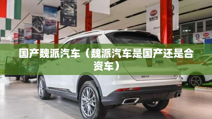国产魏派汽车（魏派汽车是国产还是合资车）