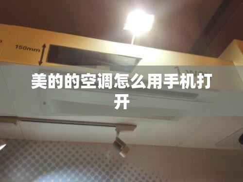 美的的空调怎么用手机打开