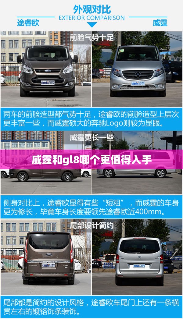 威霆和gl8哪个更值得入手 威霆和gl8哪个更值得入手