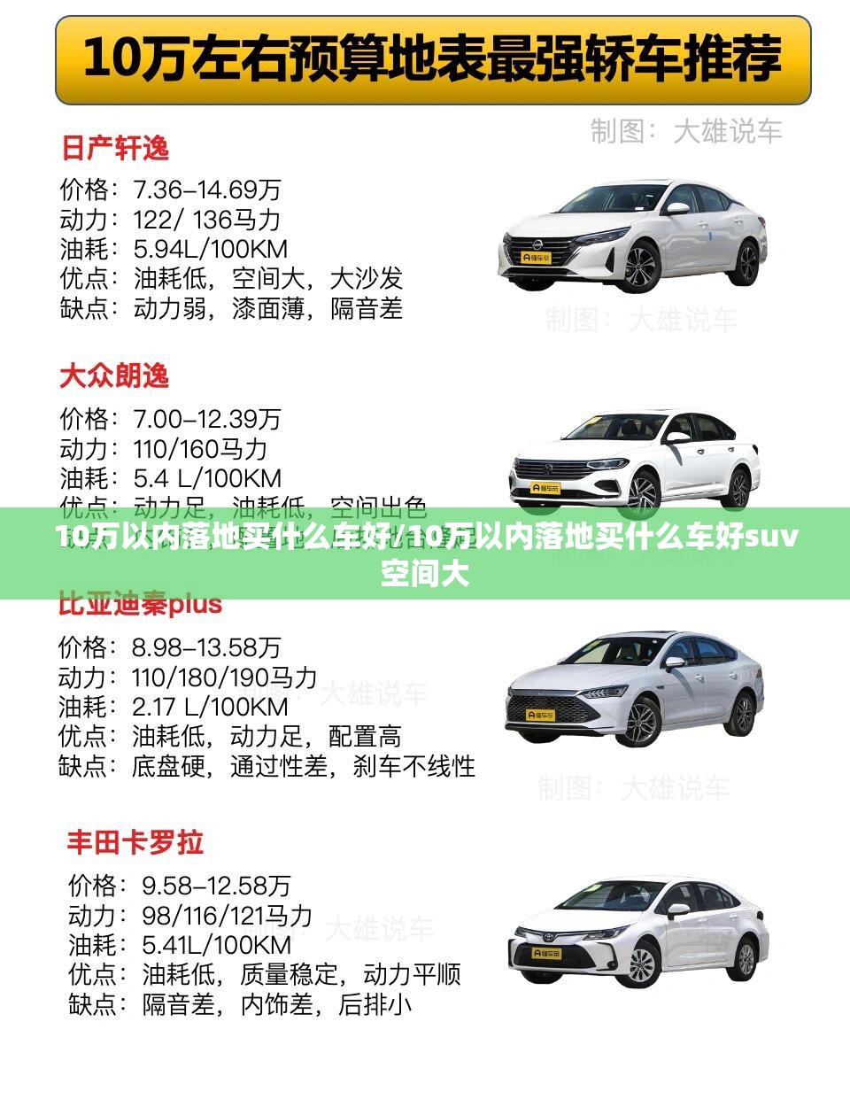10万以内落地买什么车好/10万以内落地买什么车好suv空间大