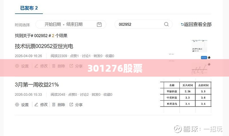 301276股票,301276股票怎么样