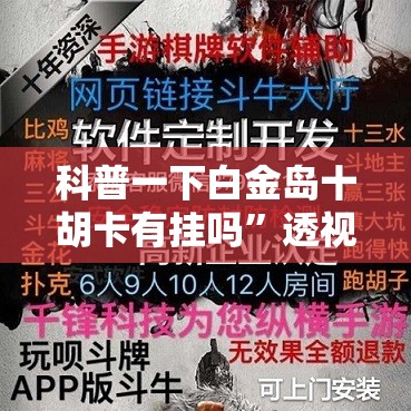 科普一下白金岛十胡卡有挂吗”透视开挂辅助教程