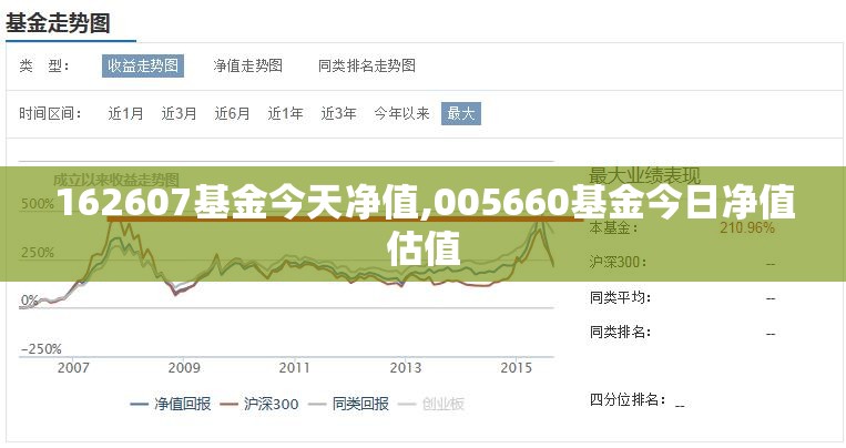 162607基金今天净值,005660基金今日净值估值