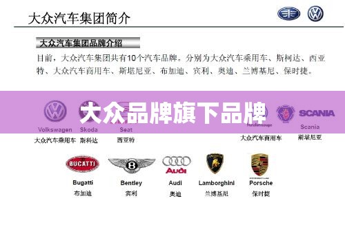 【大众品牌旗下品牌,大众旗下12个品牌,你认识几个?】