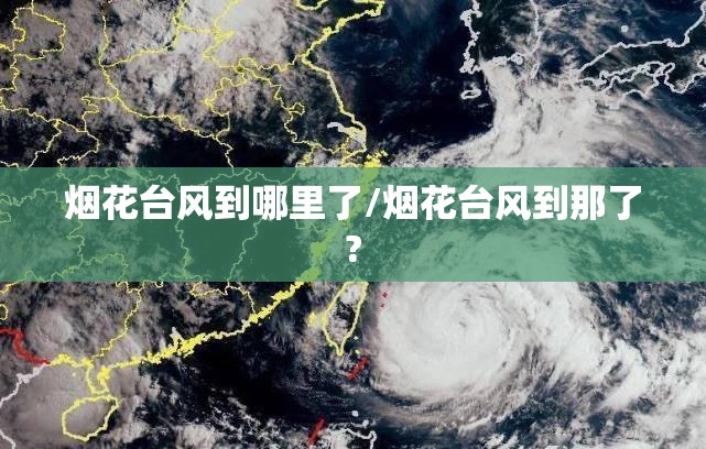 烟花台风到哪里了/烟花台风到那了?