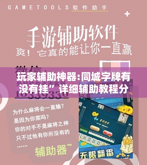 玩家辅助神器:同城字牌有没有挂”详细辅助教程分享
