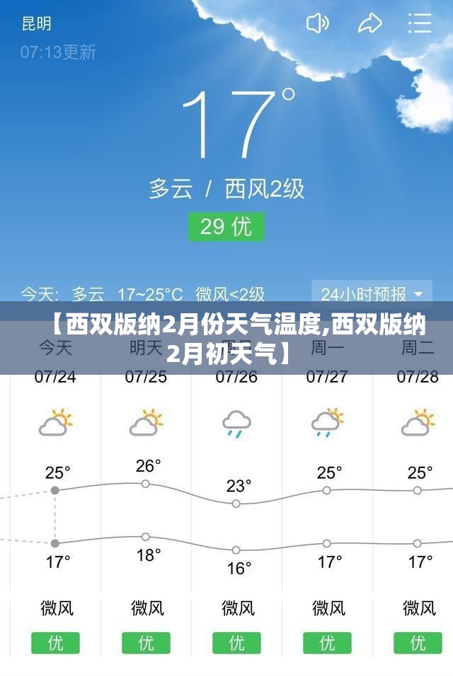 【西双版纳2月份天气温度,西双版纳2月初天气】