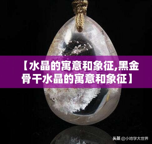 【水晶的寓意和象征,黑金骨干水晶的寓意和象征】
